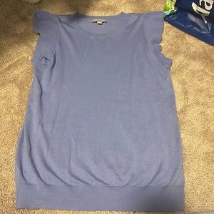 Loft ruffle tank